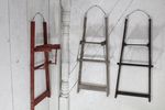 Vintage Wood Ladder - Towel Bar or Quilt Rack Shelf