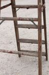 Vintage Wooden 6 Step Ladder - Rustic Display - No Shelf