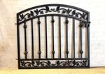 Wrought Iron Concord Grape & Ivy Arbor Gate - Entry Arch