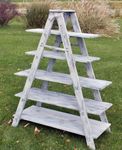 Bundle of 10 Pine Boards - Wood Shelves to 6 Step Double Ladder