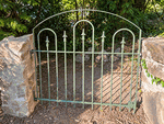 Woodson Garden Wrought Iron Gate - 4 ft Tall x 44 Wide