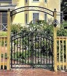 Wought Iron Grape & Ivy Wall Arch - Heavy Concord Design