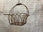 Wrought Iron 16 Samuel Square Basket Decorative Container  Planter