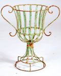 Wrought Iron 19 Urn with Handles - Planter
