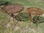 Wrought Iron 24 Bistro Patio Table Metal Furniture