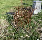 Wrought Iron 3 Tiered Basket Decorative Container 