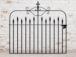 Victorian Wrought Iron 3ft Tall x 4ft Wide Ornate Entry Gate