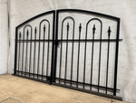Wrought Iron 3ft Tall x 6ft Wide Center Divide Des Moines Entry Gate