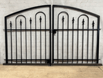 Wrought Iron 3ft Tall x 6ft Wide Center Divide Des Moines Entry Gate