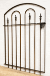 Wrought Iron 4ft Tall x 34in Wide Woodson Entry Gate