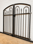 Wrought Iron 4ft Tall x 5ft Wide Center Divide Des Moines Entry Gate