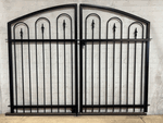 Wrought Iron 4ft Tall x 6.5ft Wide Center Divide Missoula Entry Gate
