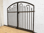 Wrought Iron 4ft Tall x 6ft Wide Center Divide Des Moines Entry Gate