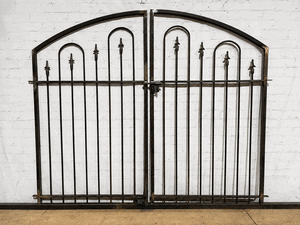 Wrought Iron 4ft Tall x 6ft Wide Center Divide Des Moines Entry Gate