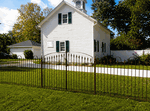 Wrought Iron 4ft Tall x 84in Wide Center Divide Clarkson Gate