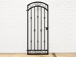 Wrought Iron 5ft Tall x 28in Wide Donovan Entry Gate