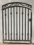 Wrought Iron 5ft Tall x 4ft Wide Delaware Entry Gate