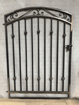 Wrought Iron 5ft Tall x 4ft Wide Delaware Entry Gate