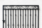 Wrought Iron 5ft Tall x 5ft Wide Flat Top Donovan Gate