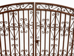 Wrought Iron 5ft Tall x 8ft Wide Center Divide Scottsdale Driveway Gate