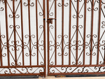 Wrought Iron 5ft Tall x 8ft Wide Center Divide Scottsdale Driveway Gate