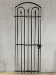 Wrought Iron 6ft Tall x 2.5ft Wide Woodson Entry Gate