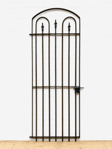 Wrought Iron 6ft Tall x 2.5ft Wide Woodson Entry Gate