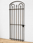 Wrought Iron 6ft Tall x 2.5ft Wide Woodson Entry Gate