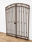 Wrought Iron 6ft Tall x 5ft Wide Center Divide Donovan Gate