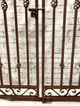 Wrought Iron 6ft Tall x 5ft Wide Center Divide Donovan Gate