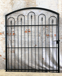 Wrought Iron 6ft Tall x 5ft Wide Des Moines Entry Gate