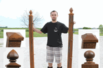 Wrought Iron 6ft Tall x 5ft Wide Des Moines Entry Gate