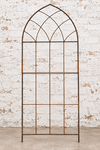 Wrought Iron 84 Wide Milton Garden Trellis Gothic Arch Climbing Roses