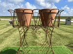 Wrought Iron Ashton Fern Planter Stand Smaller Size