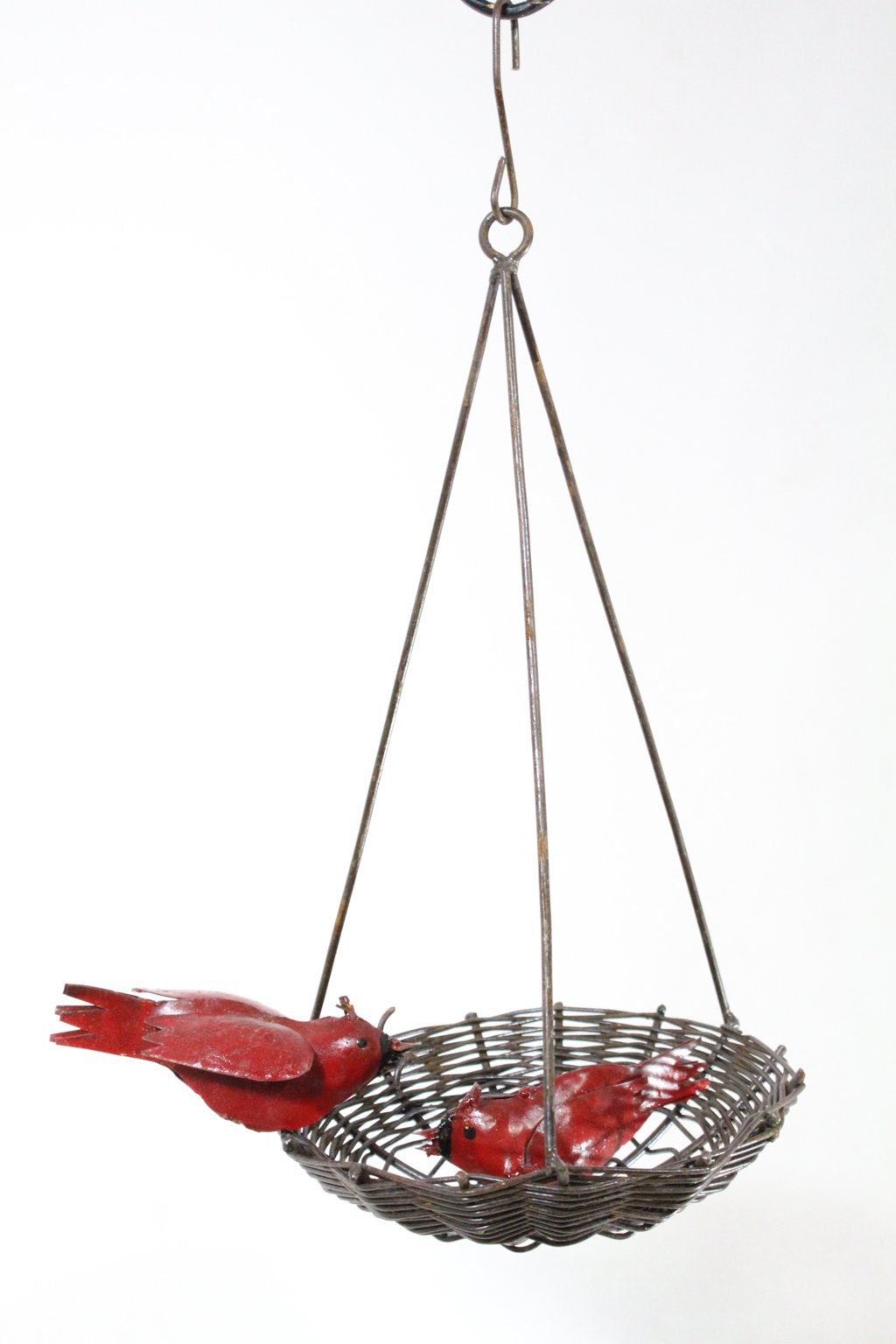 Wrought Iron Bird Nest Cardinal , Bluebird, or Oriole