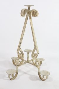 Wrought Iron Carmelita Candelabra Candle Sconce