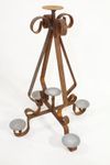 Wrought Iron Carmelita Candelabra Candle Sconce
