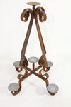 Wrought Iron Carmelita Candelabra Candle Sconce