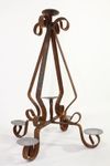 Wrought Iron Carmelita Candelabra Candle Sconce