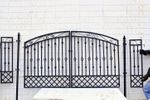 Wrought Iron Cavalier Double Swing Gate - 4 x 8