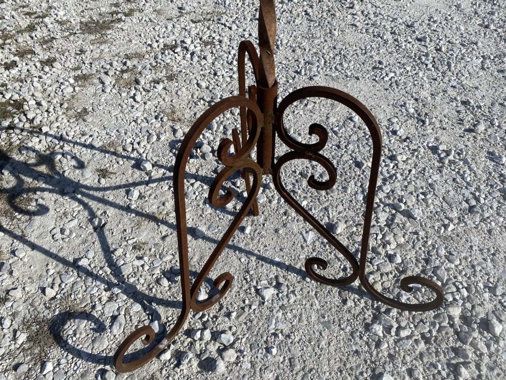 Wrought Iron Coat Rack