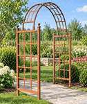 Wrought Iron Dome Ivy Climb Arch - Garden Trellis