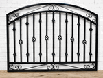 3' Tall Wrought Iron Donovan Gate - 60" Wide Opening