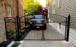 Wrought Iron Secure Lexington Driveway Gates - 4t x 10w