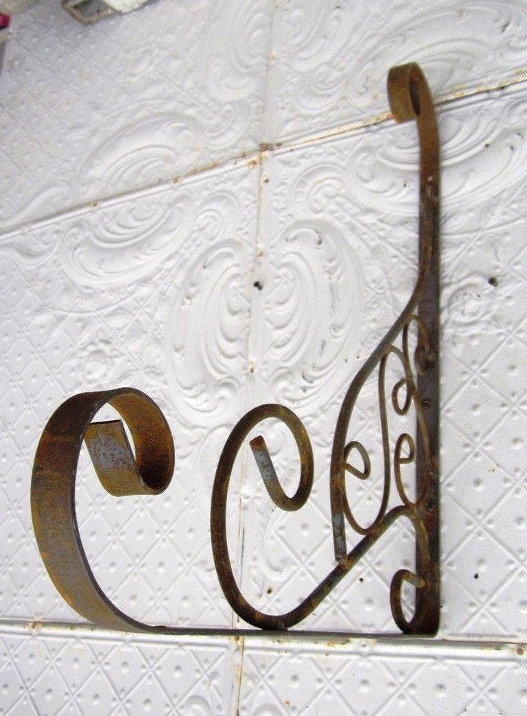 Wrought Iron Double Hook Plant hanger