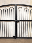 Wrought Iron Driveway Lexington Gate - Business - 4 x 12 ft Wide