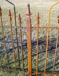 Wrought Iron Woodson Entry Gate - Great for Decks and Patios 3 x 7 w