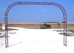 Wrought Iron Extra Large Driveway Arch Trellis