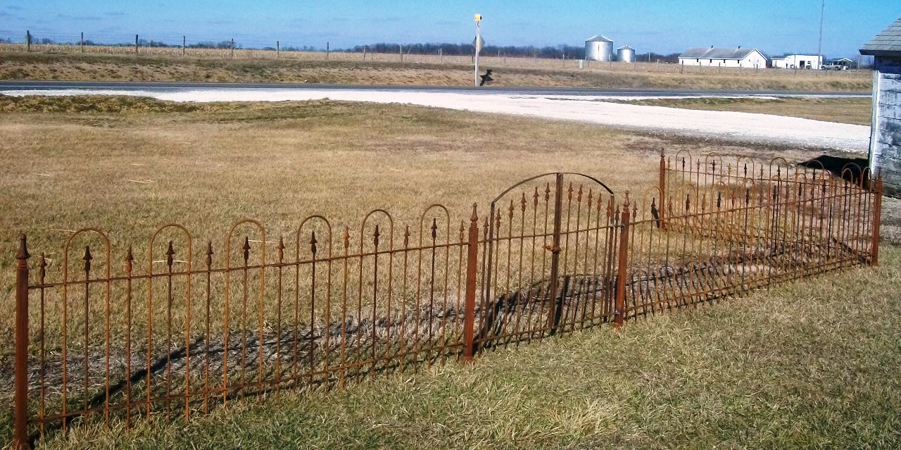 Wrought Iron Fence Panels 3 foot Tall with Metal Stakes