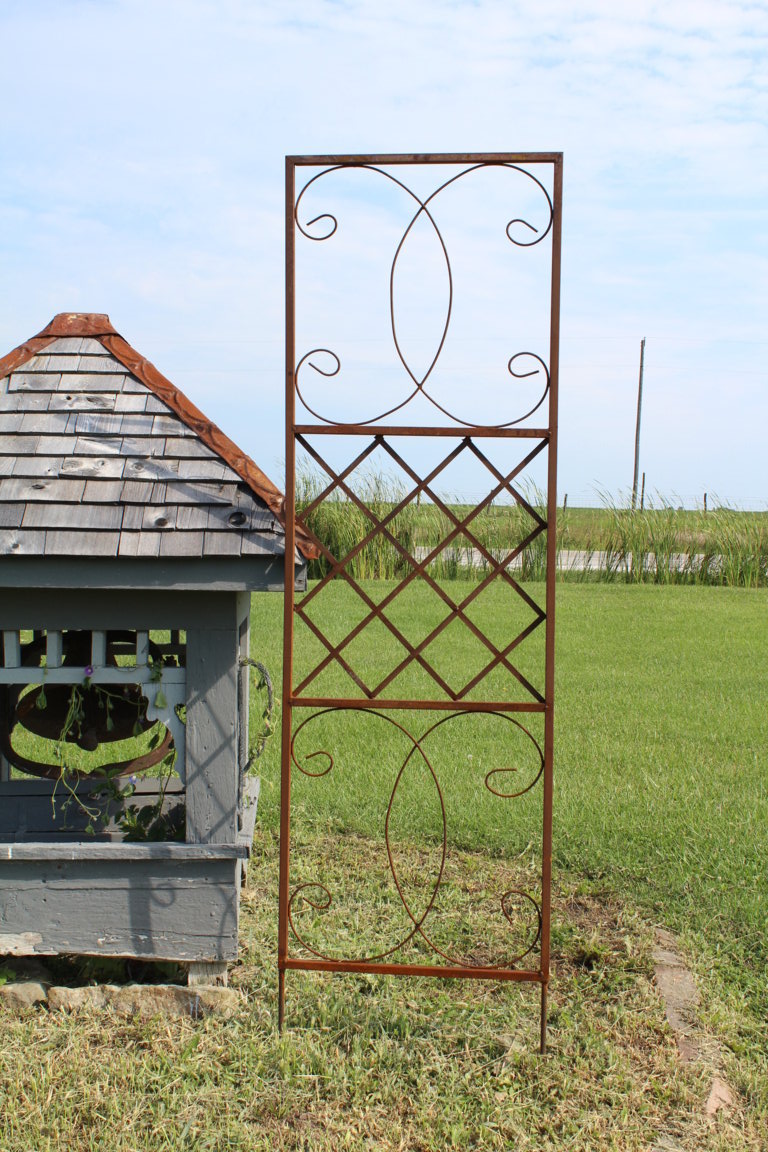 Wrought Iron Flower Trellises